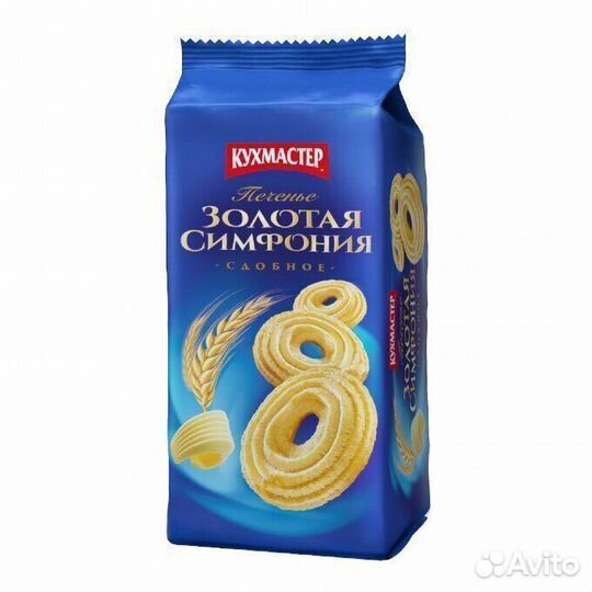 Опт - Сдобное печенье Золотая Симфония 150г