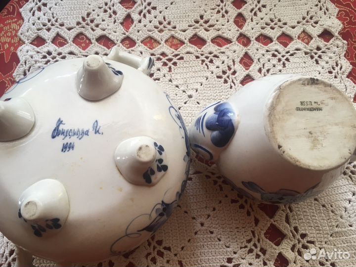 Посуда Гжель