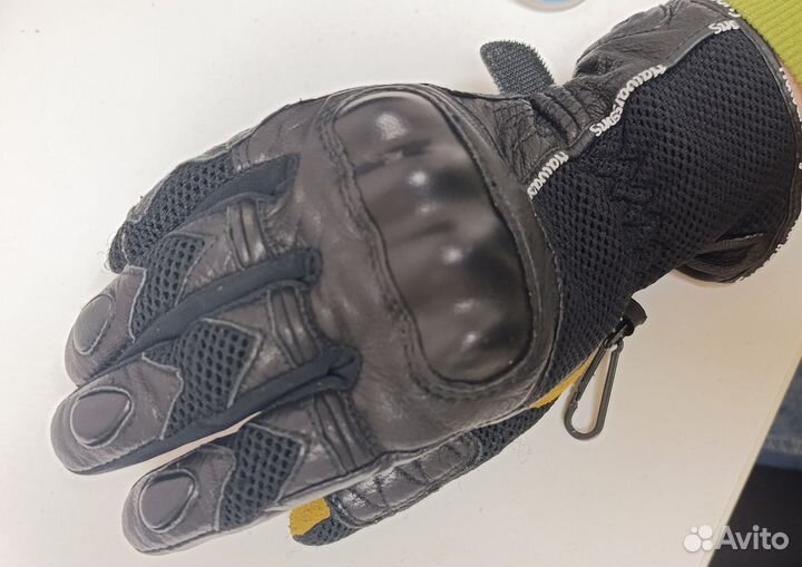 Мотоперчатки кожаные