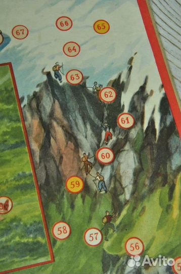 Игра альпинисты 1940е-1950е годы СССР