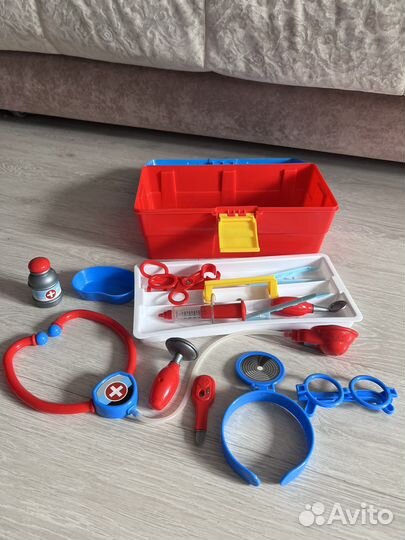 Ирушечный набор доктора, медицинский чемоданчик