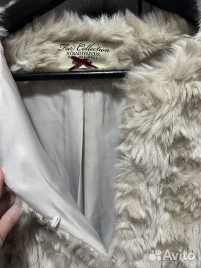Искусственная шуба Stradivarius размер 44