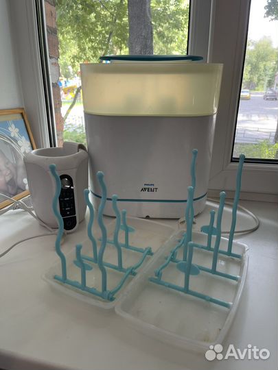 Стерилизатор для бутылочек avent, подогреватель