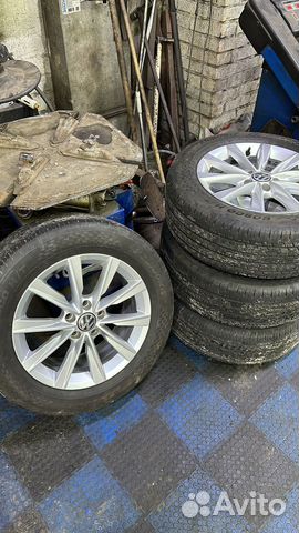 Диски с резиной r17 5 112 VW купить в Зеленограде | Авито
