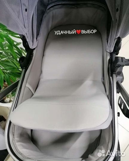 Новая коляска Luxmom 558 3в1 NEW (графит)