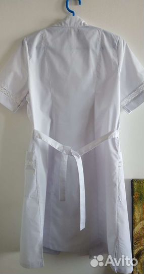 Белый медицинский халат женский 42-44