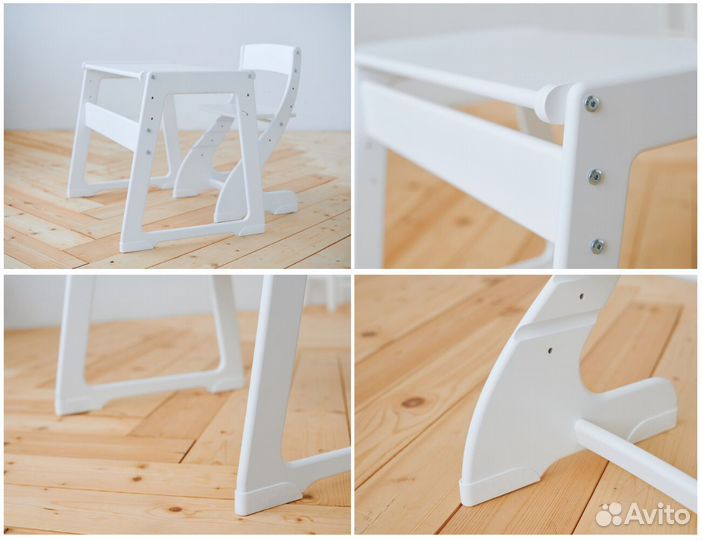 Растущий стол и стул детский