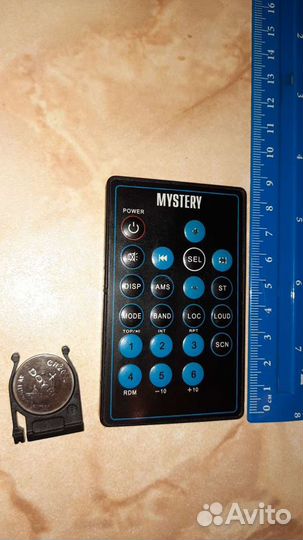 Пульт от автомагнитолы Mystery на запчасти