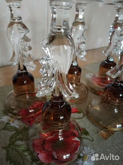 Хрустальные подсвечники завода Гусь-Хрустального