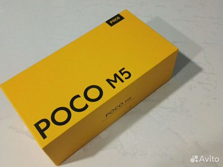 Коробка от телефона poco M5