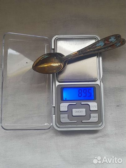 Серебряные ложки СССР 875 проба позолота