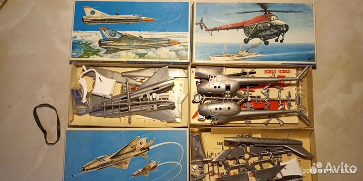 Сборные модели самолётов VEB Plasticart DDR