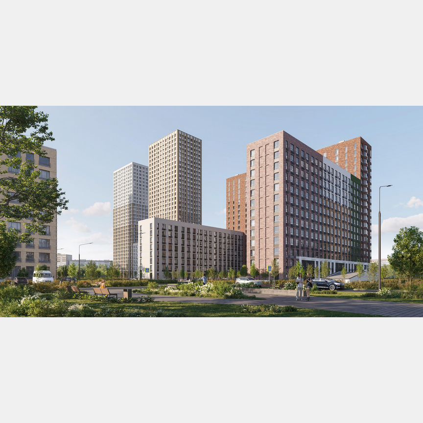 2-к. квартира, 60,9 м², 10/19 эт.