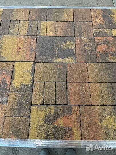 Тротуарная плитка, укладка x-4321