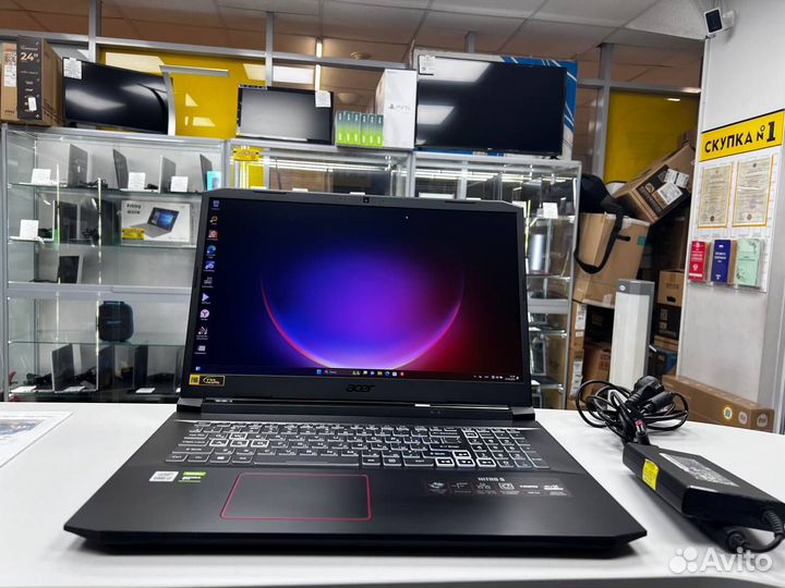 Ноутбук Acer Nitro Core i7-10 5.0Ghz/ GTX 1660 Ti