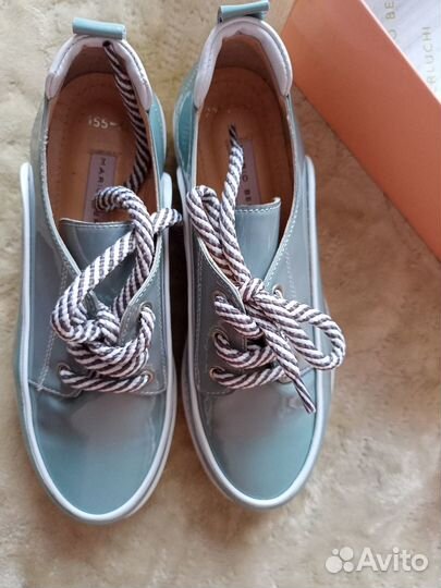 Кожаные новые туфли