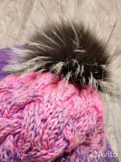 Комплект шапка, шарф