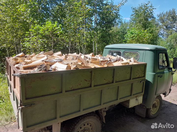 Сухие березовые дрова от 2 кубов с доставкой