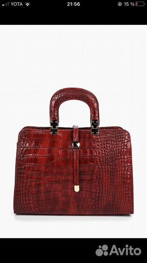 Сумка натуральная кожа италия roberta rossi