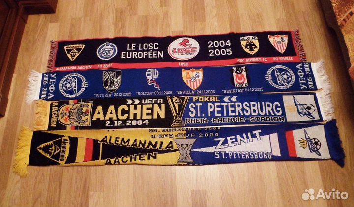 Матчевые шарфы фк Зенит Санкт-Петербург