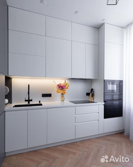 Кухонный гарнитур пластик