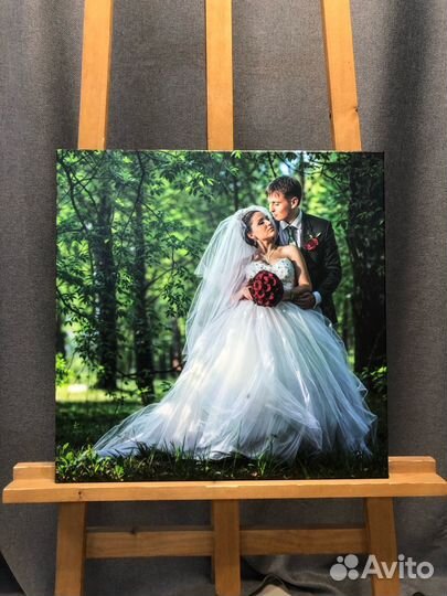 Портрет по фото на холсте