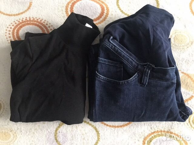Джинсы для беременных 42 44 и платье