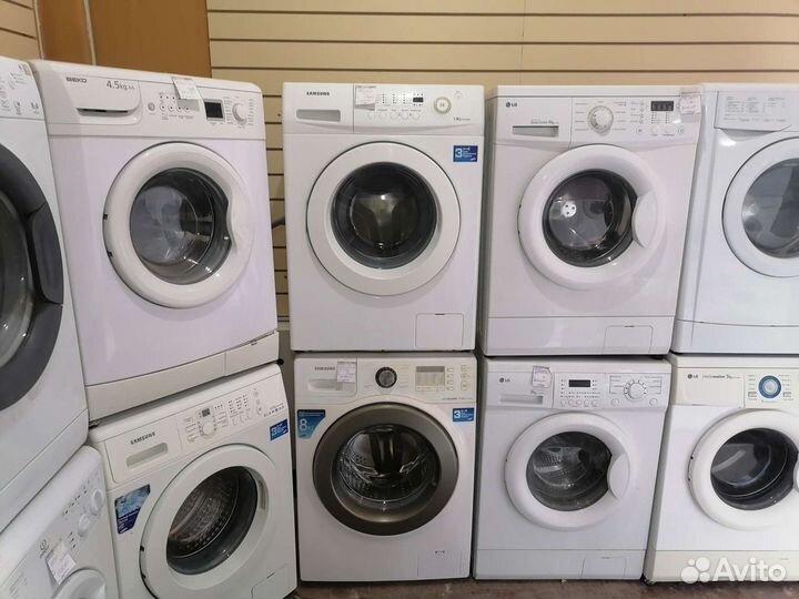 Стиральные машины б/у с гарантией 1 год