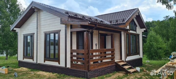 Строительство домов из клееного бруса