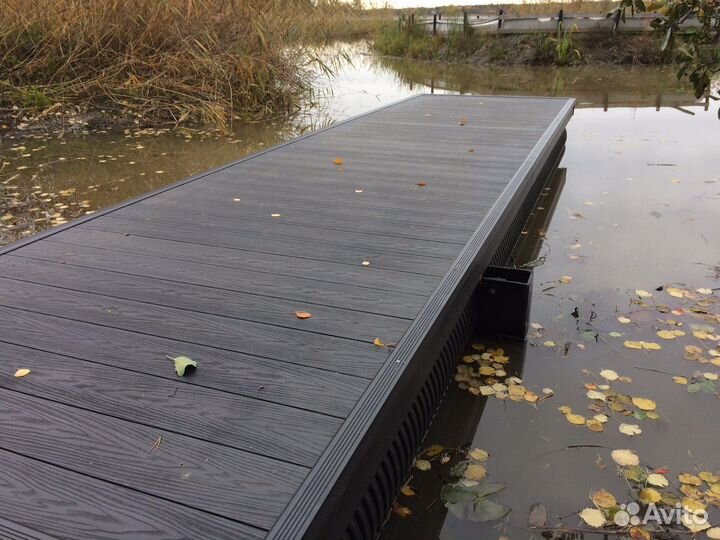 Понтоны, плавучие модули из пнд