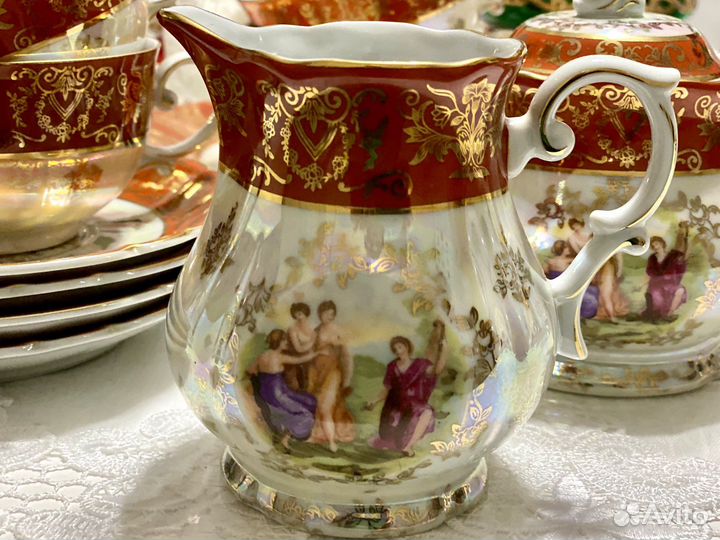 Чайный сервиз Oscar Schlegelmilch Германия 4 перс