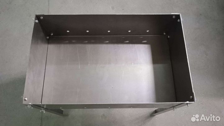 Мангал разборный на гайка-барашек, сталь1.2мм х/к