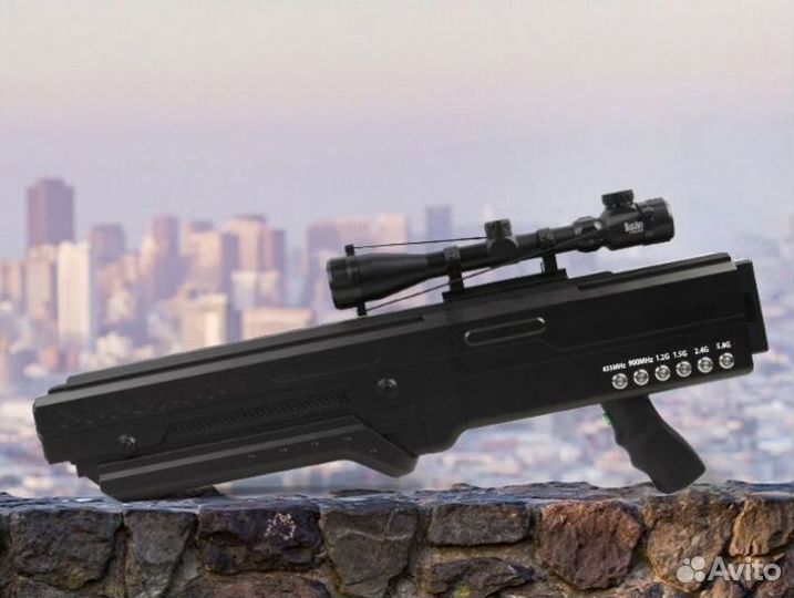 Антидроновое ружье Гарпия 120w 6-ти канальная