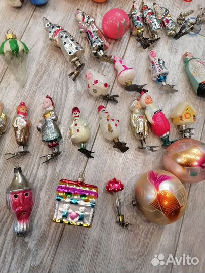 Елочные игрушки СССР советские