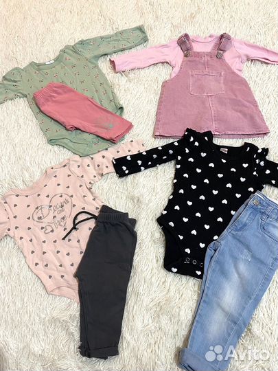 Вещи пакетом на девочку 74