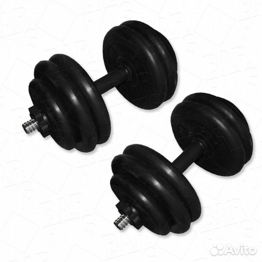 Гантели разборные MB Barbell MB-FdbM-At4 26.5кг 2