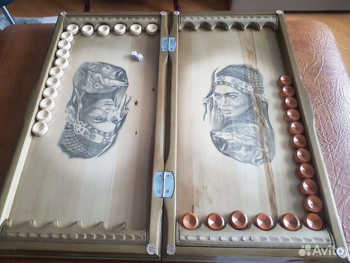 Нарды новые резные