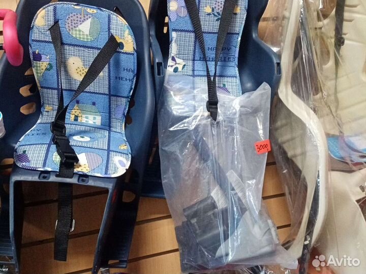 Сиденья для перевозки детей на велосипеде