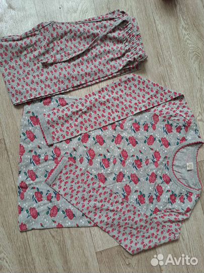 Пижама для девочки новая 7-8 лет