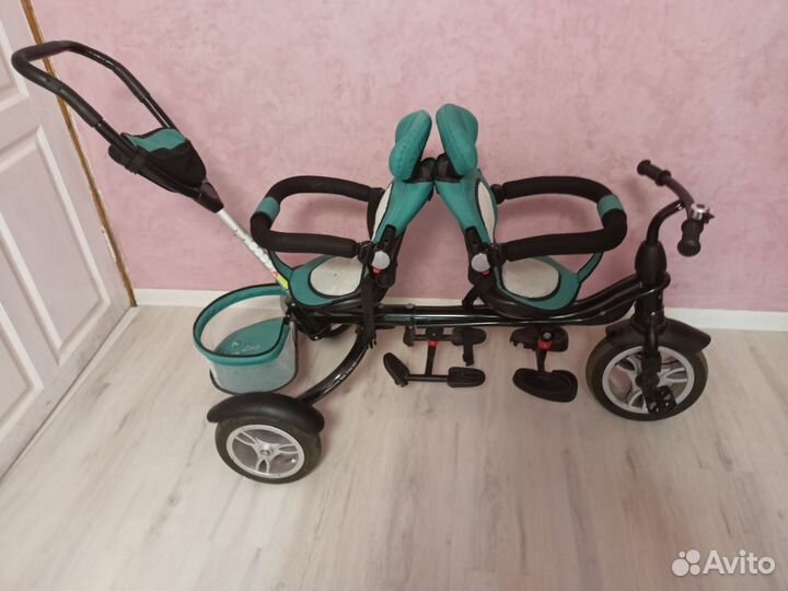 Коляска велосипед для погодок