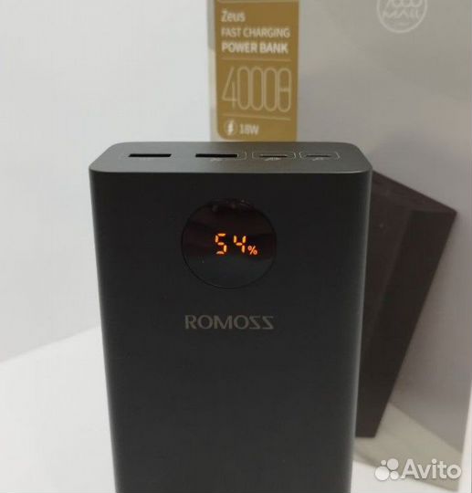 Внешний аккумулятор Romoss PEA40 40000mAh черный