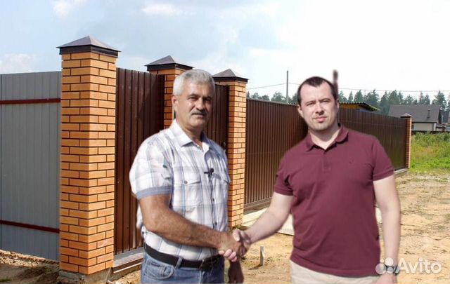 Установка заборов под ключ в Красноярске | Услуги | Авито