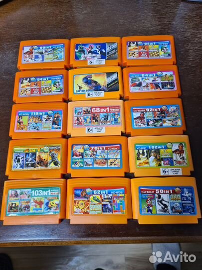 Картриджи для dendy