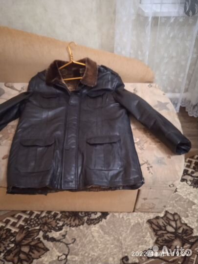 Дубленка натуральная мужская 50 52