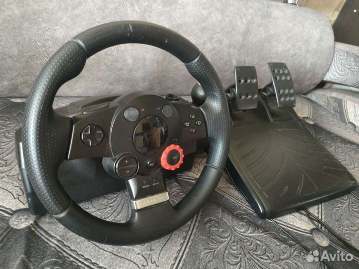Игровой руль logitech driving force gt