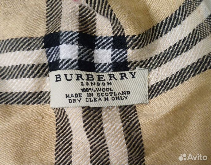 Шарф burberry. оригинал почти новый