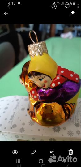 Игрушка на елку новая