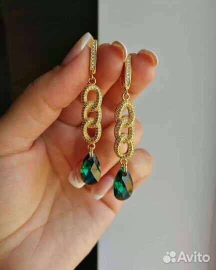 Swarovski серьги и колье