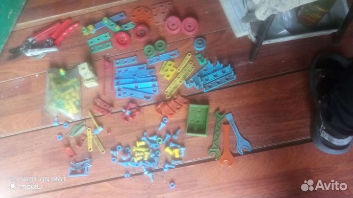 Детский конструктор СССР пластмасс