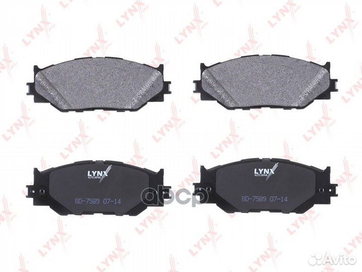 Колодки тормозные дисковые перед BD7589 LYN